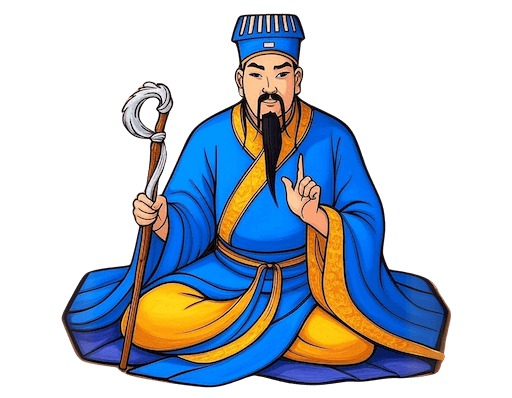 黃大仙插畫